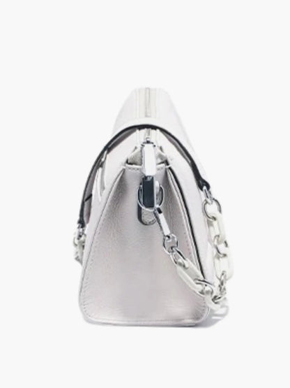 e Damen Lederschultertasche Elegantes Design