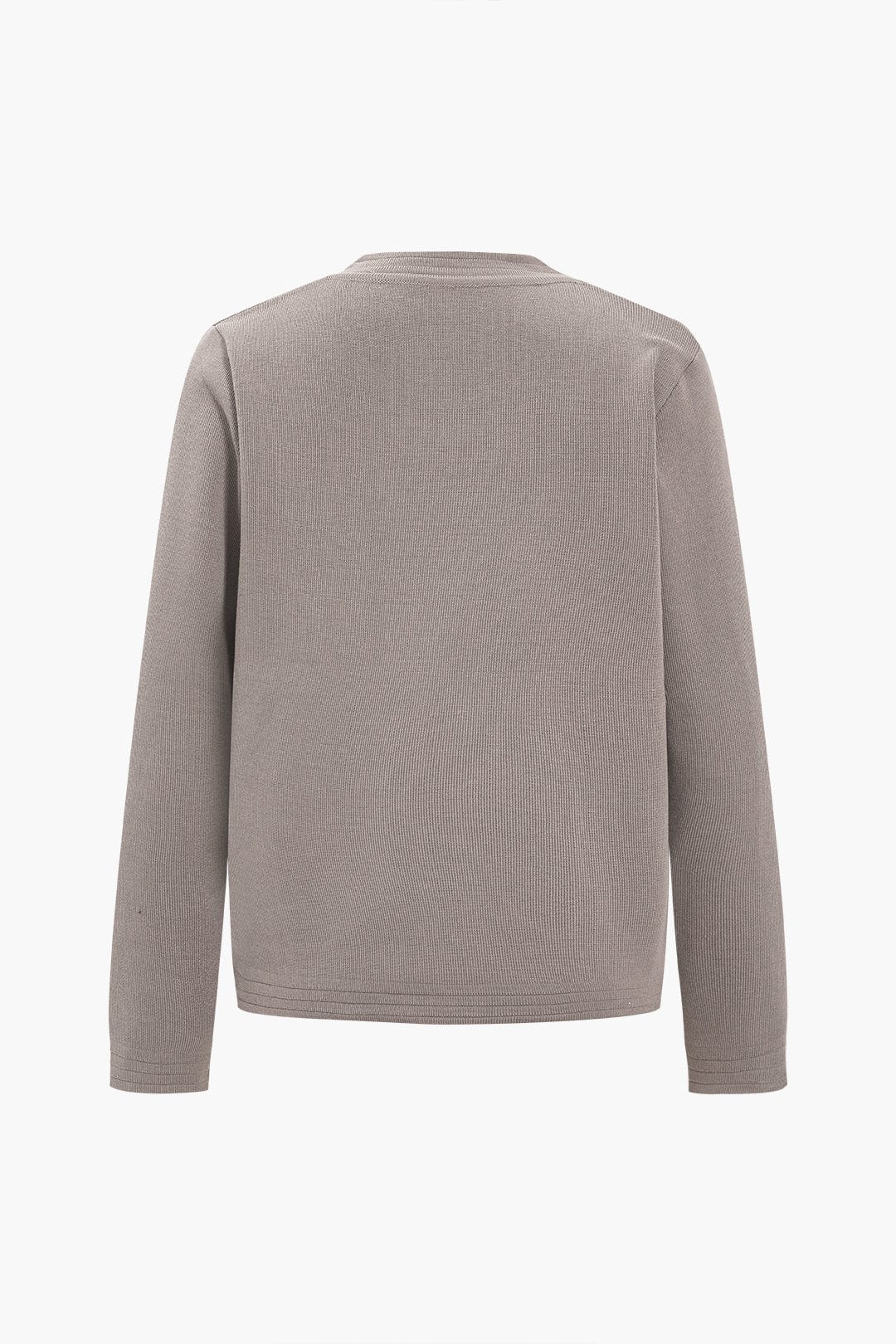 Damen Strick-Zweiteiler Klassischer Cardigan mit Hose