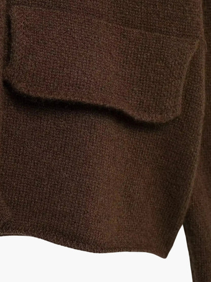Damen Strickjacke Zweireihig Elegantes Design
