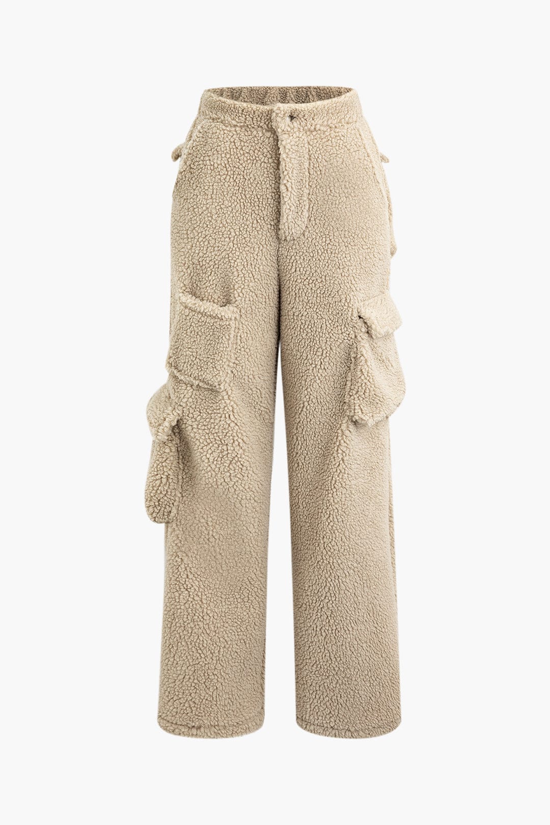 Misha Damen Cargohose Teddy-Cropped-Jacke-Set