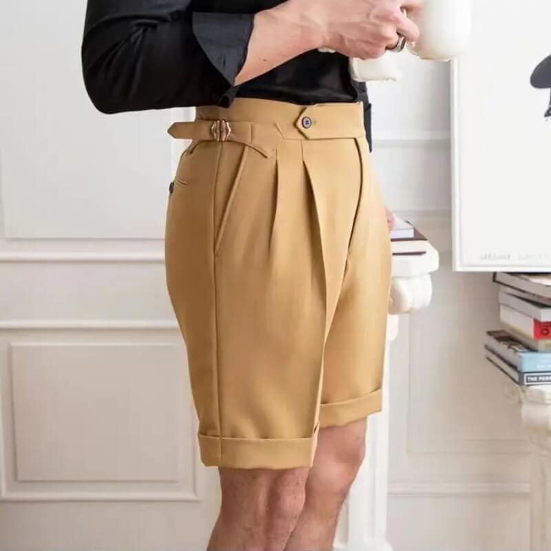 Herren Shorts Knielänge Bequem Modern