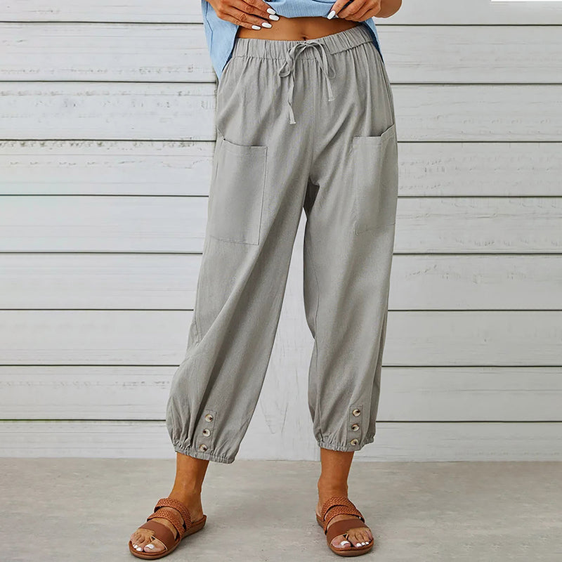 Damen Freizeithose Komfort Fit Bequem