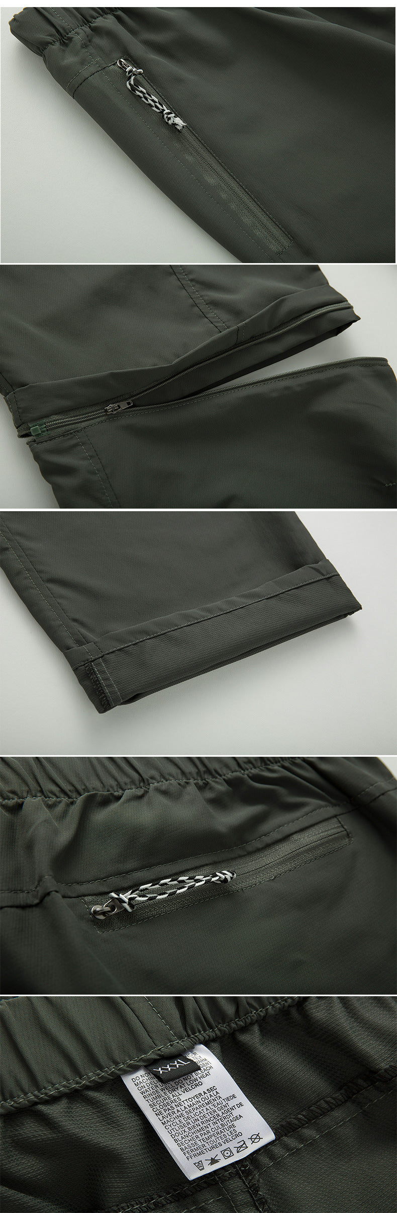 Herren Wanderhose 2-in-1 Robust Wasserfest