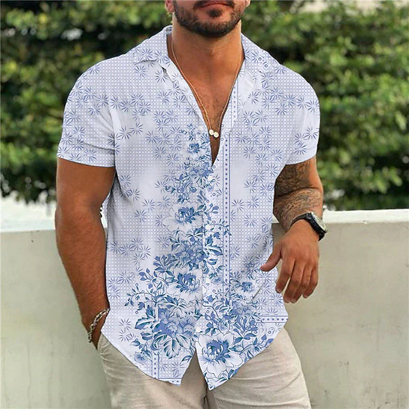 Herren Freizeithemd Modern Stylisch Leicht
