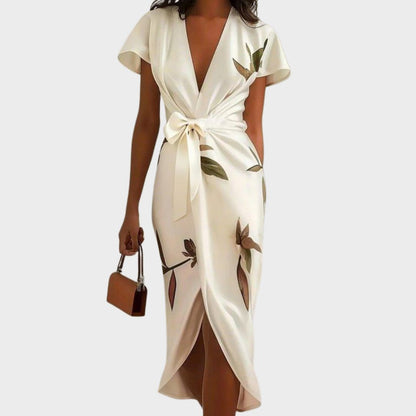 Damen Wickelkleid Elegantes Modern
