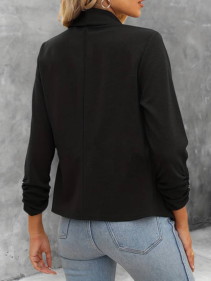 Damen Blazer Offene Vorderseite Modern