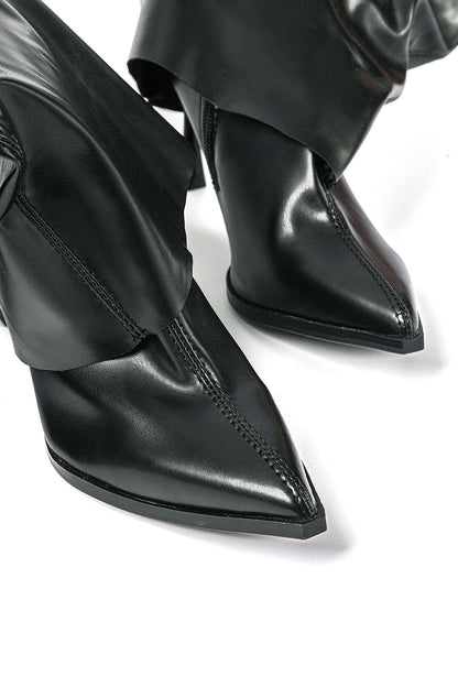 Damen Hochstiefel Oversized