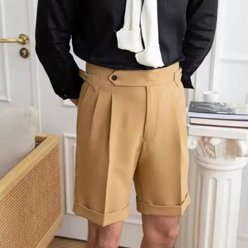 Herren Shorts Knielänge Bequem Modern