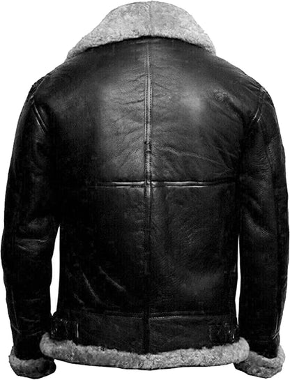 Lederjacke Damen Shearling Lederschutz