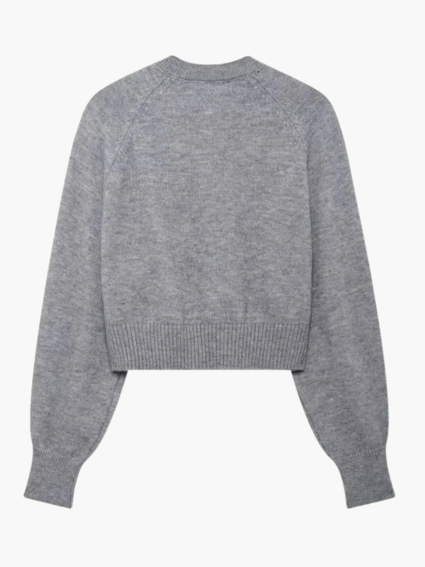 Damen Strickjacke Kurz Gestrickt