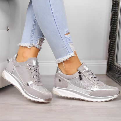 Laufschuhe Damen Bequem Schnellverschluss