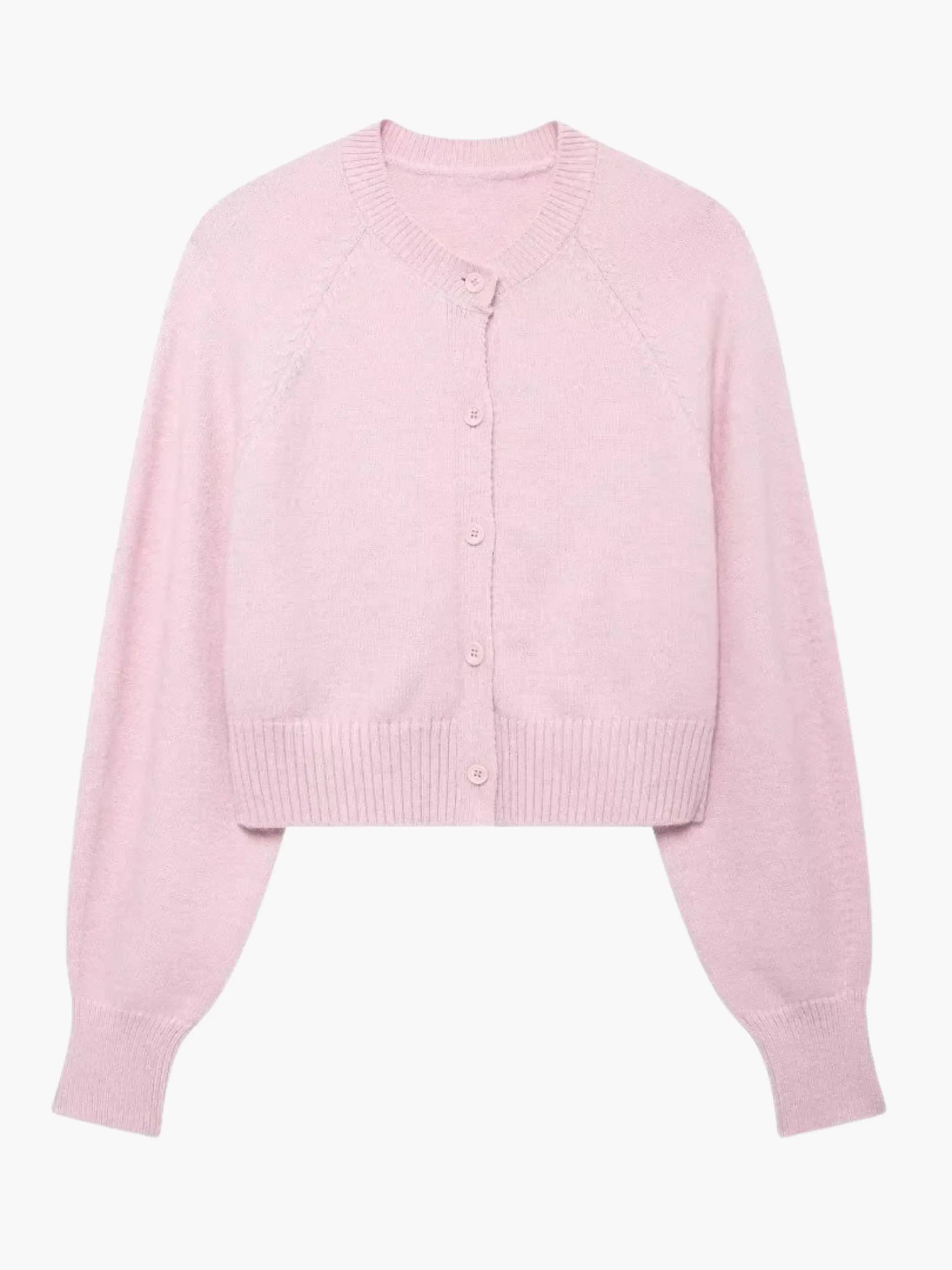 Damen Strickjacke Kurz Gestrickt - Norvielle
