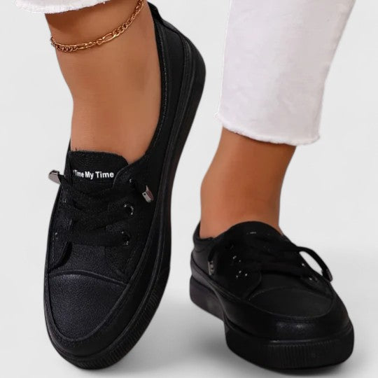 Damen Sneaker Klassisch Schnüren