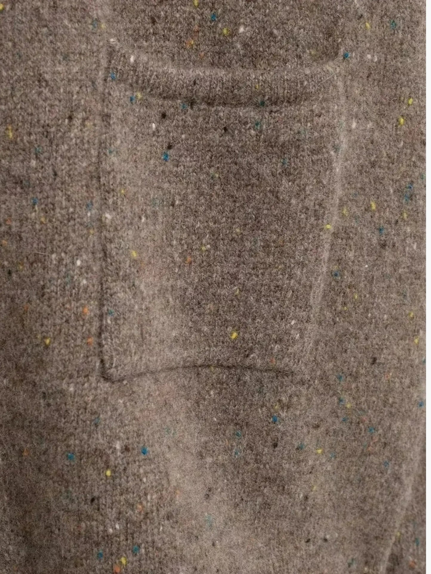 Damen Strickjacke Offene Vorderseite Hochkragen