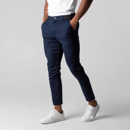 Herren Chino-Hose Slim-Fit Komfort
