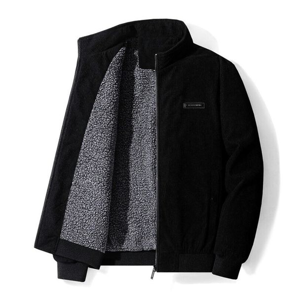 Damen Herren Retro Sherpa Jacke Samt Warm - Norvielle