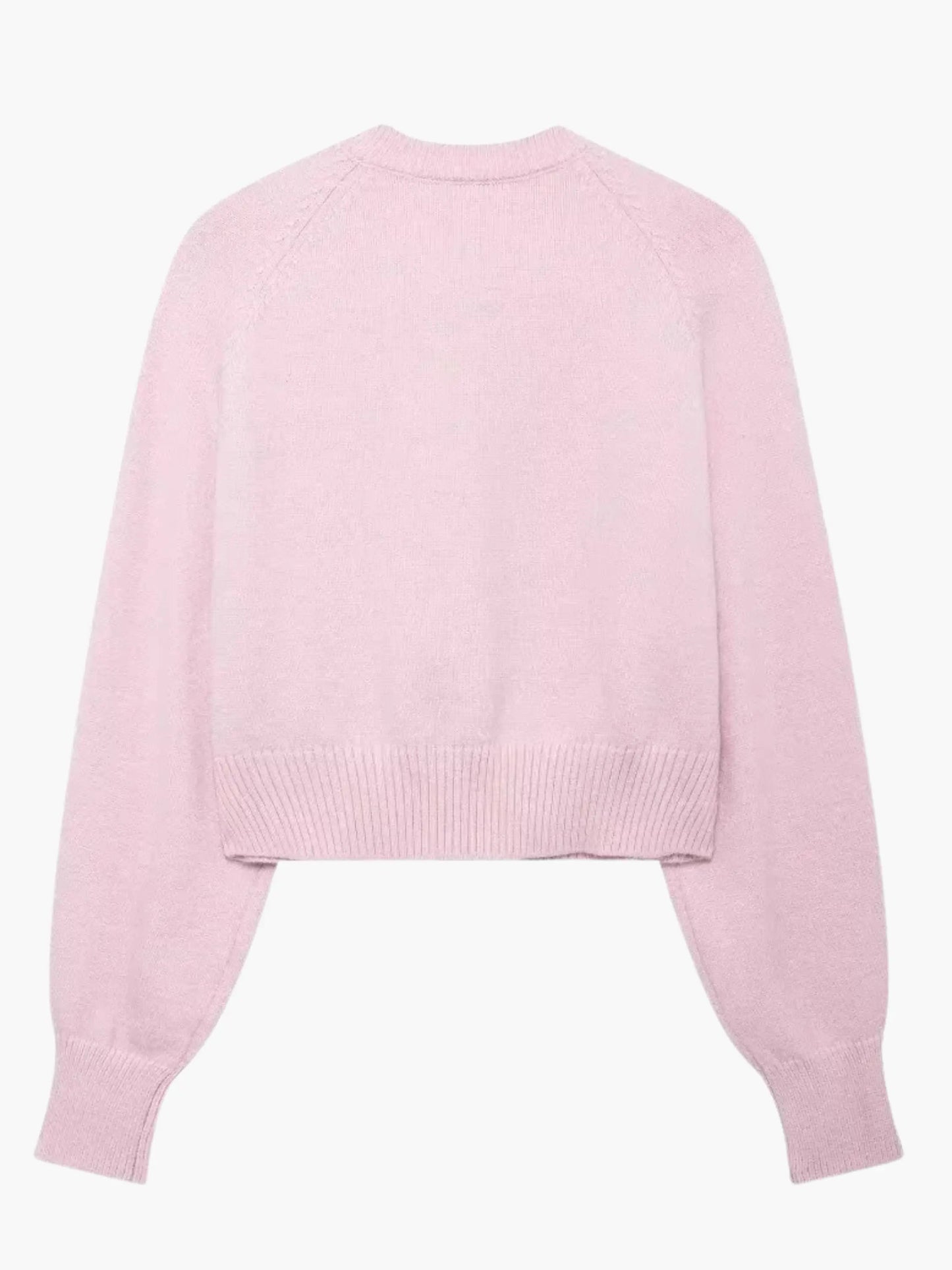Damen Strickjacke Kurz Gestrickt