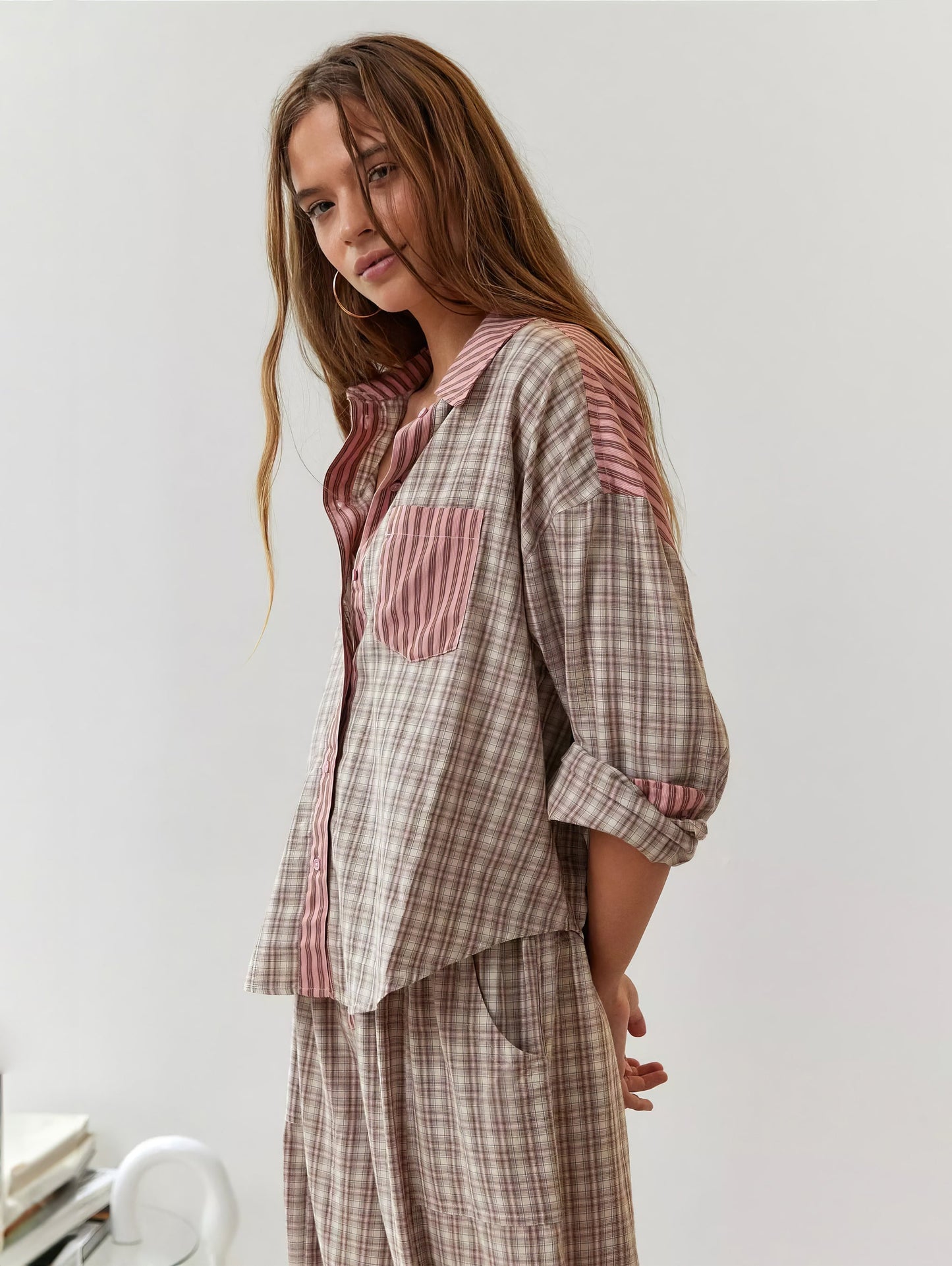 Damen Pyjama-Set Weich Komfort
