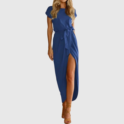 Damen Sommerkleid Midi Midi-Länge