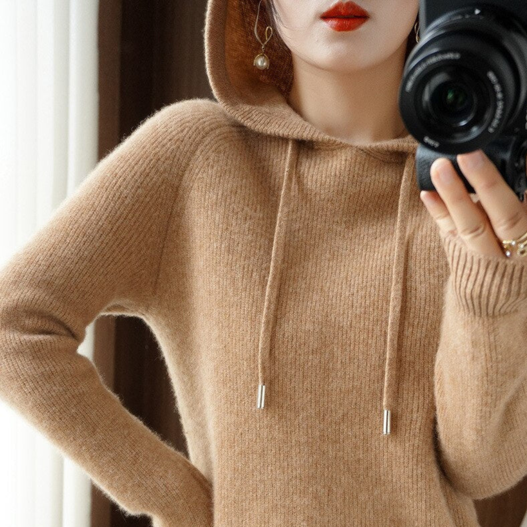 Damen Winter Kapuzenpullover Warm Fleece