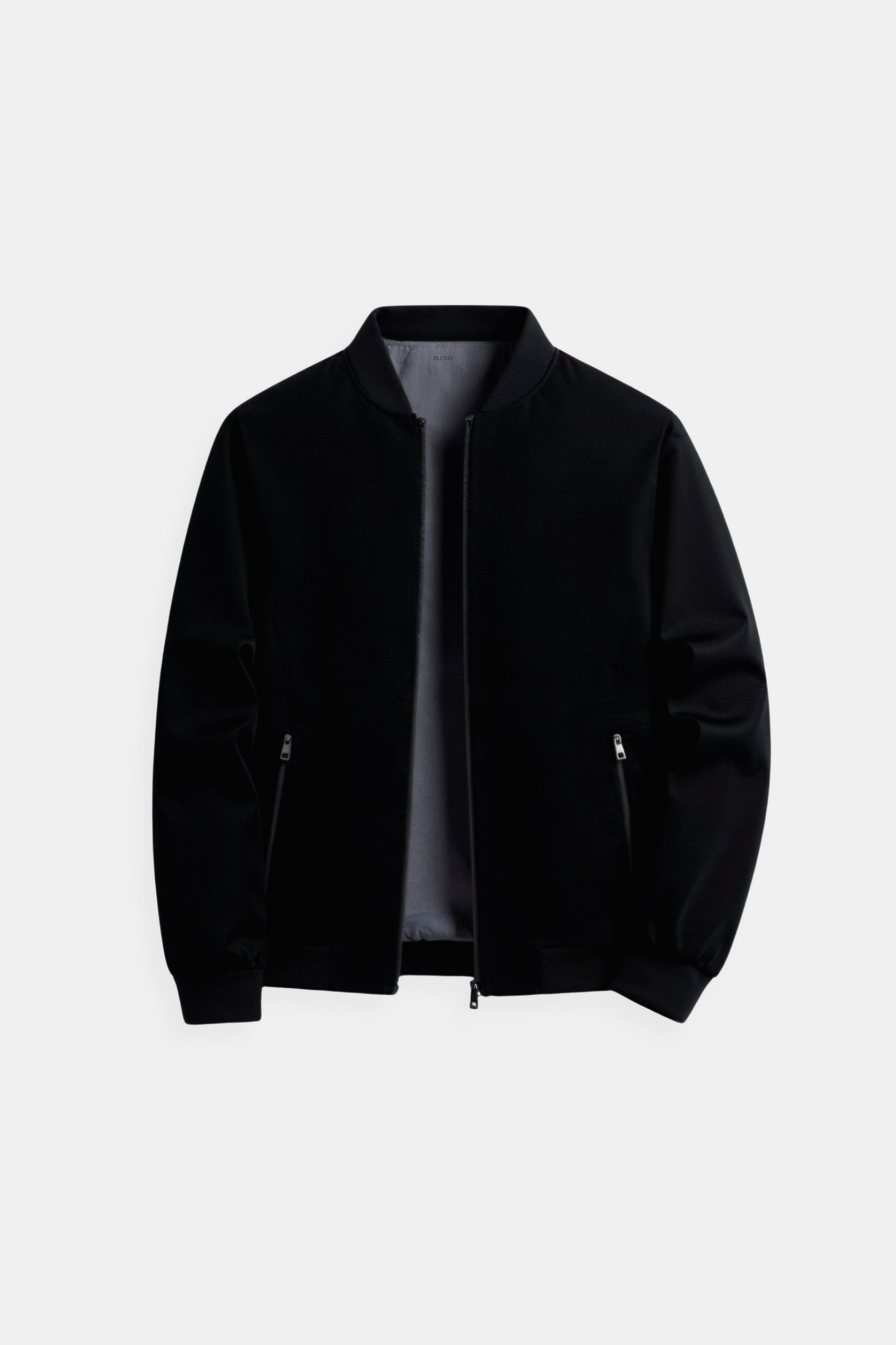 Herren Bomberjacke Grau- Modern Zeitlos