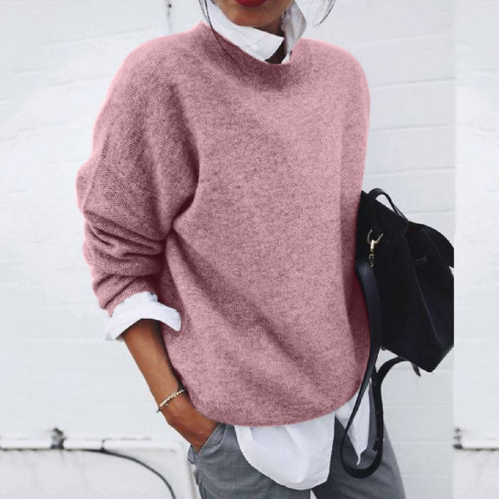 Damen Kaschmirpullover Weich Zeitlos - Norvielle