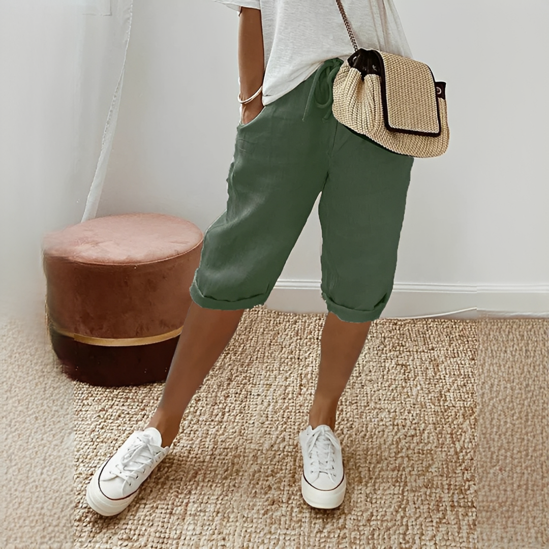 Damen Sommerhose 2er Pack Trendfarben