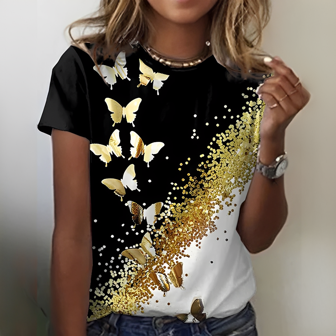 Damen T-Shirt Sommerleicht Modisch Elegant ist bereits ein guter