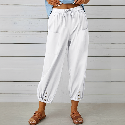 Damen Sommerhose Leichte Elegante Hosen - Norvielle