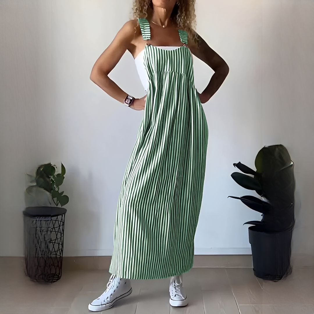 Damen Sommerkleid Lang Ärmelig Modern