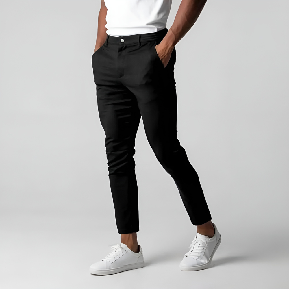 Herren Slim-Fit-Hosen Business