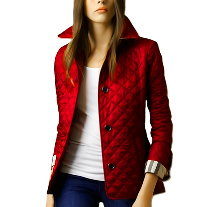 Damen Taillierte Jacke Warm Modern