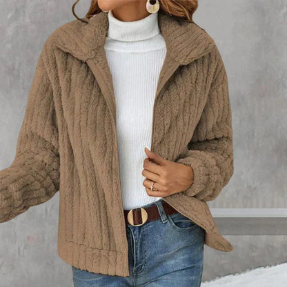 Damen Fleecejacke Weich und Warm