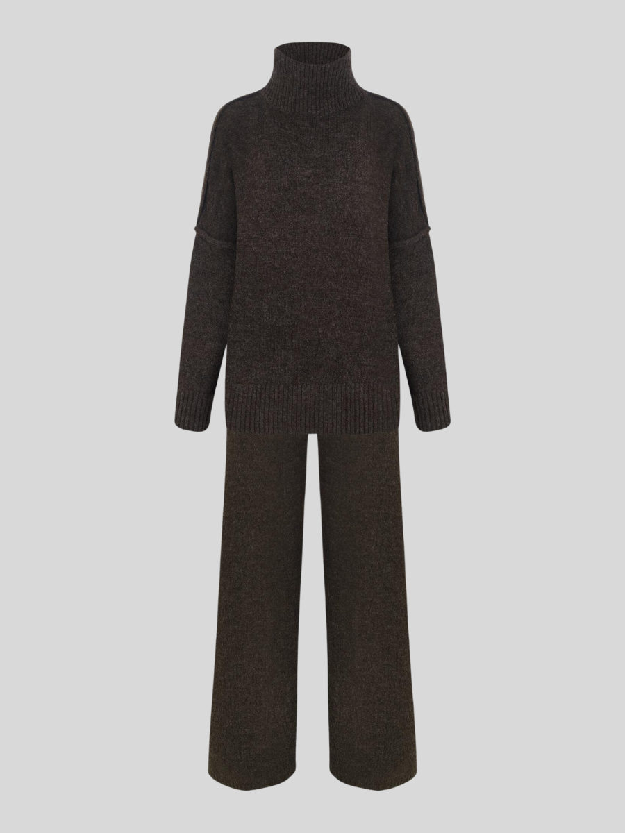 Damen Oversize Strickpullover Weich