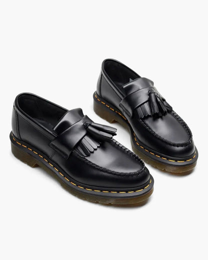 Herren Loafer Schuhe Leder Quasten Elegant