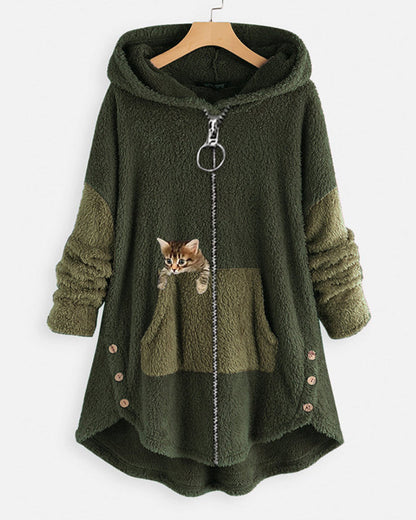 Katzenprint Schal Berliner Stil Süß