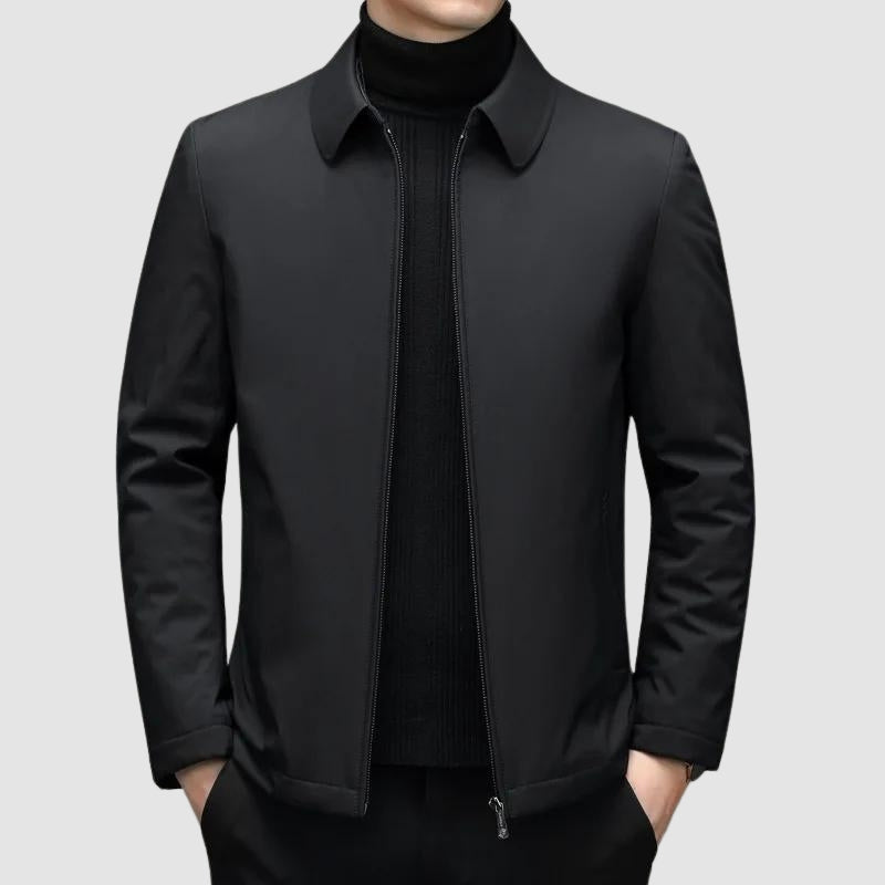 Herren Daunenjacke Warm Isolierend Schwarz - Norvielle