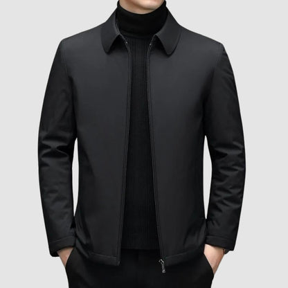 Herren Daunenjacke Warm Isolierend Schwarz - Norvielle