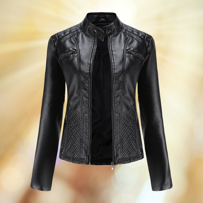 Damen Lederjacke Übergangsjacke Leder Bequem