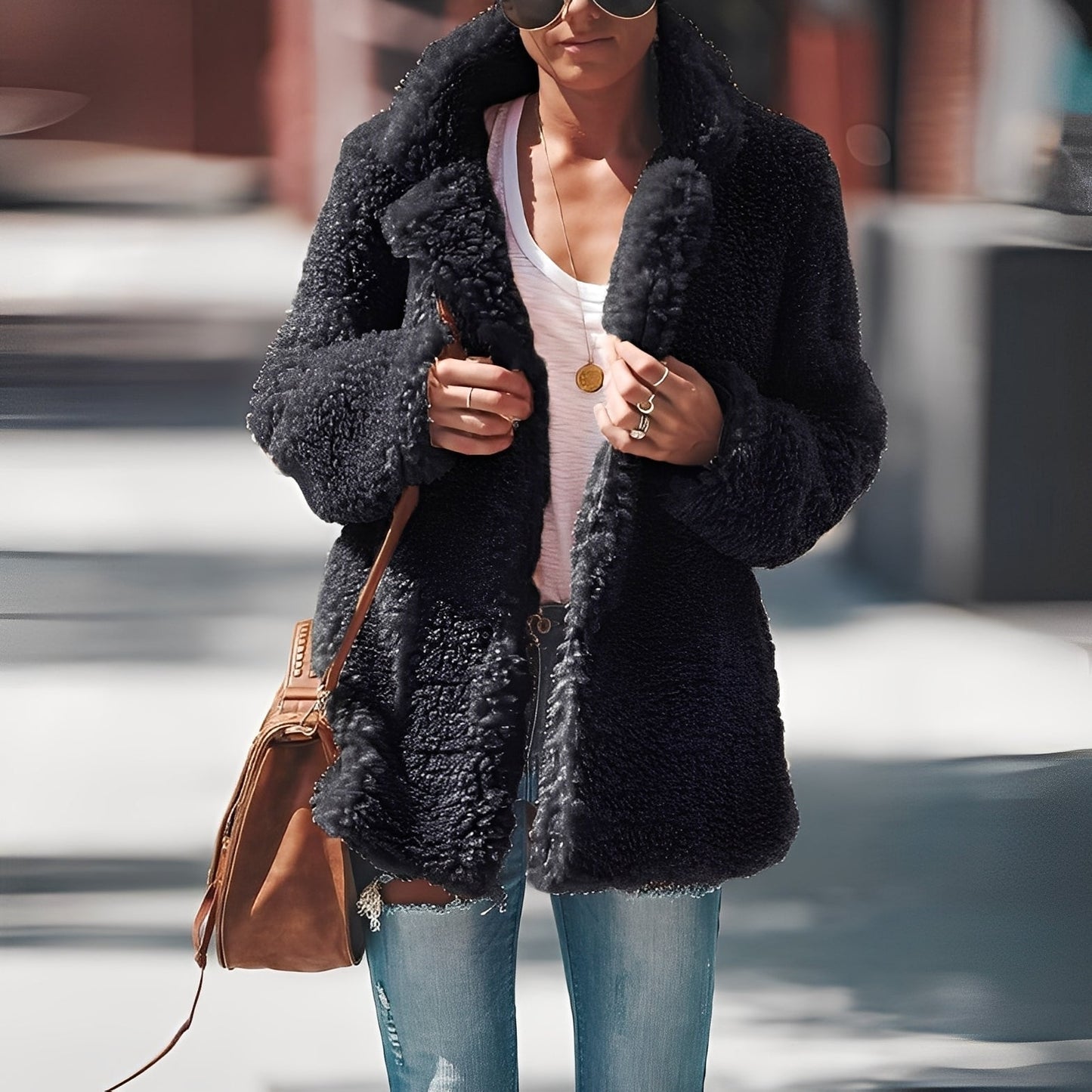 Damen Fleecejacke Warm Dicke