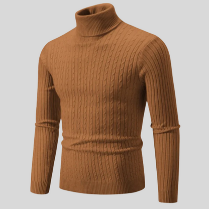 Stilvoller Damen Rollkragenpullover Warm