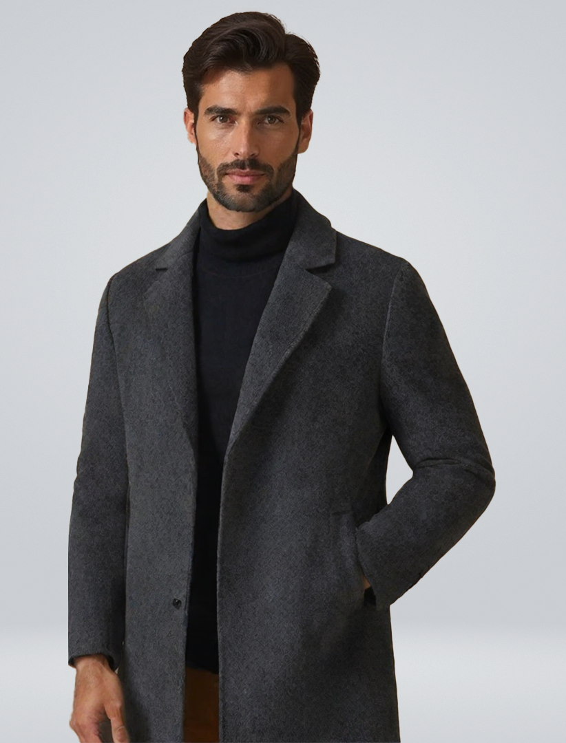 Französischer Damen Wollmantel Warm Wintermantel - Norvielle