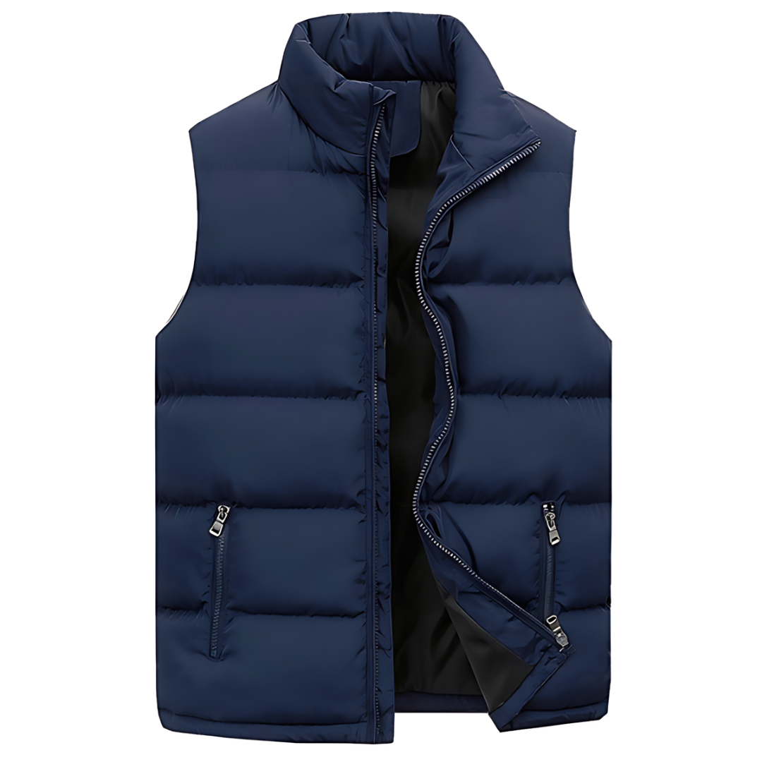Herren Steppweste Modern Warm