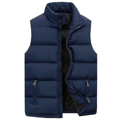 Herren Steppweste Modern Warm