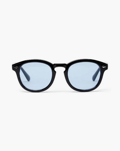 Herren Runde Sonnenbrille Schwarz Modell - Norvielle