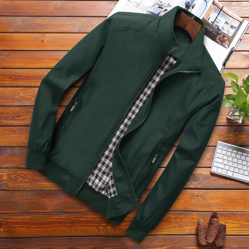 Herren Sommerjacke Winddicht Slim Fit