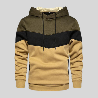 Herren Pullover Patchwork Baumwolle Modern