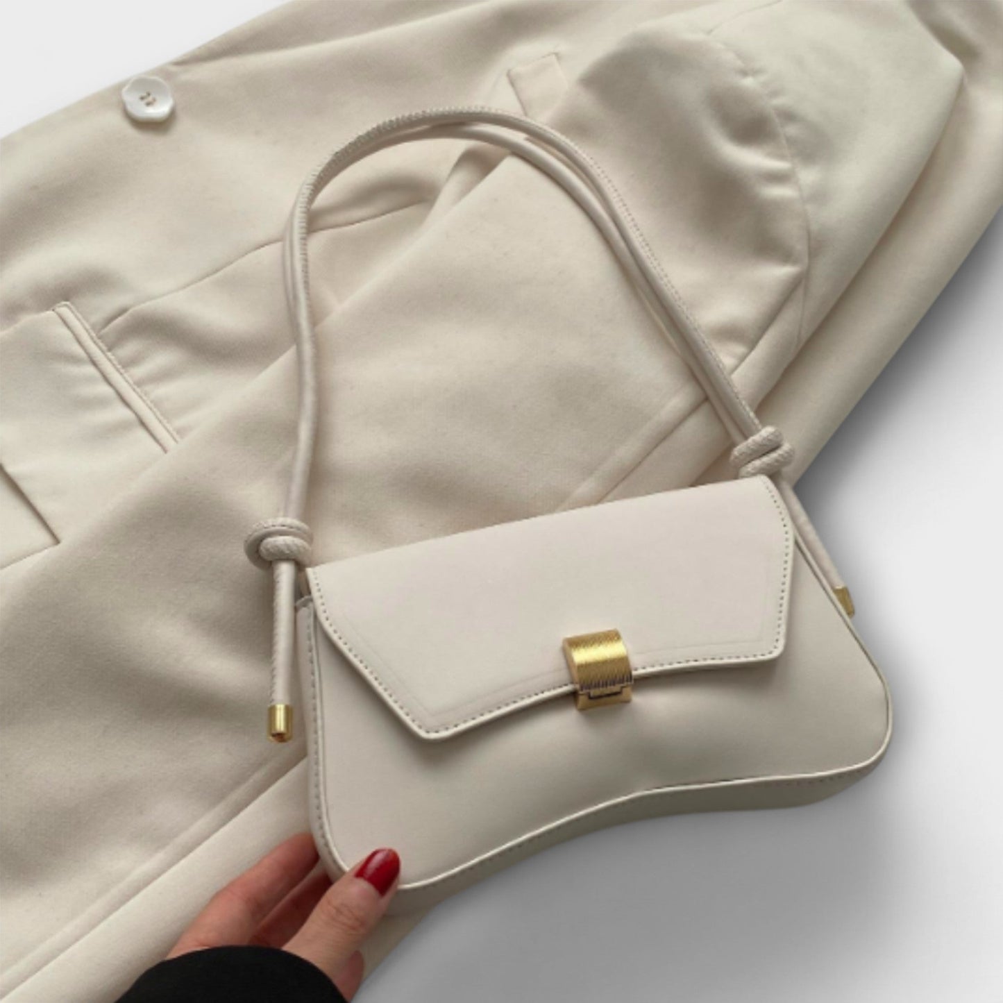 Damen Leder Schultertasche Groß Stylisch