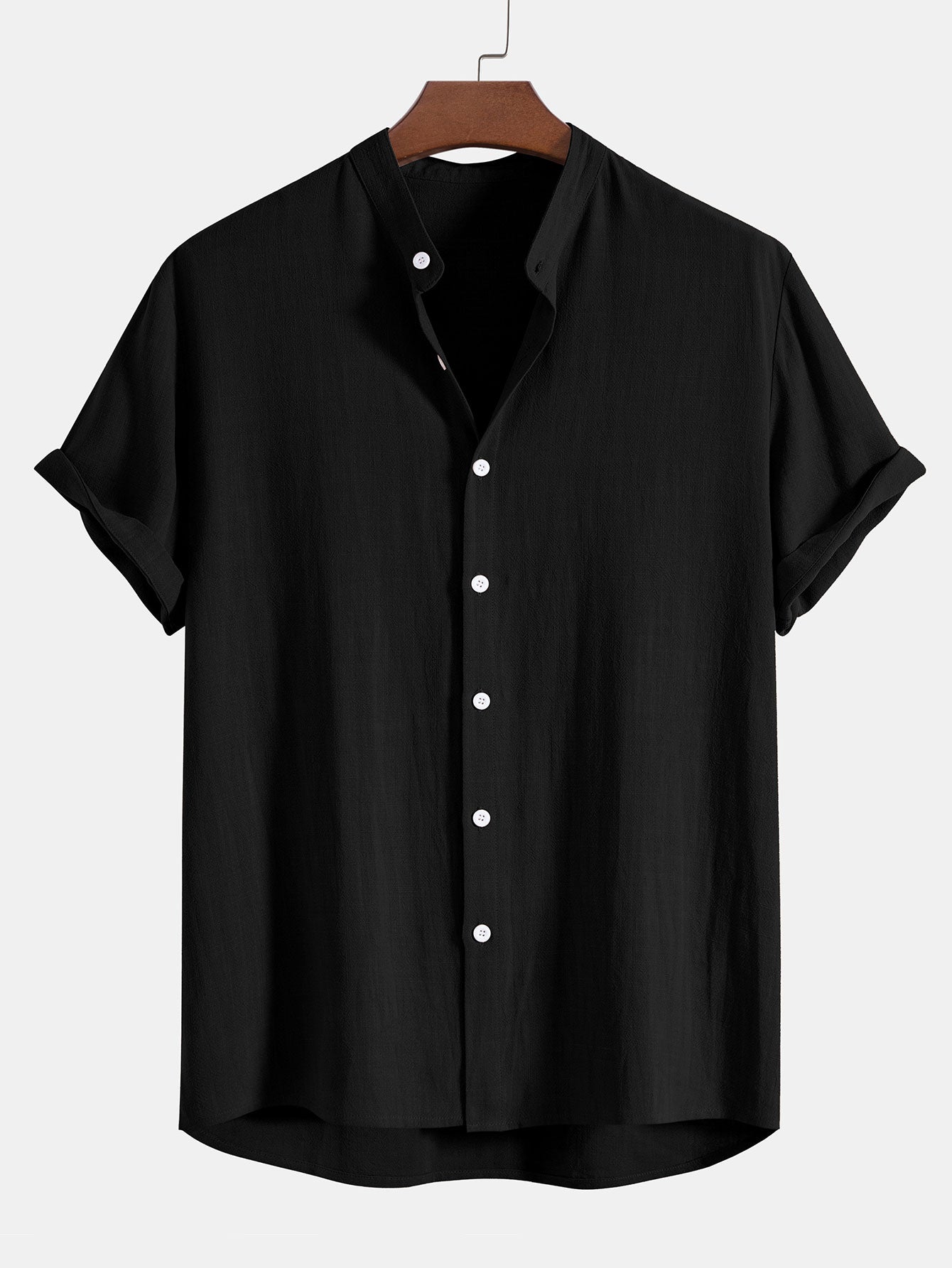 Herren Sommeranzug Hemd Hose Set