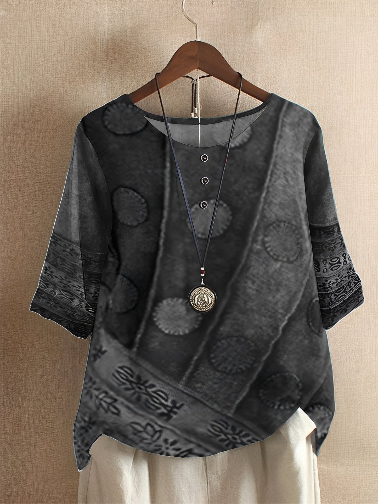 Damen Oberteil Lockeres Design Modern